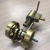 Tractor Head Shape Double Flywheel Steam Engine Model Without Boiler - stirlingkit