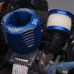 Metal Head Air Cleaner Air Filter Compatible with Toyan Engine for 1:10 Oil Powered Model Car - Random Color - stirlingkit