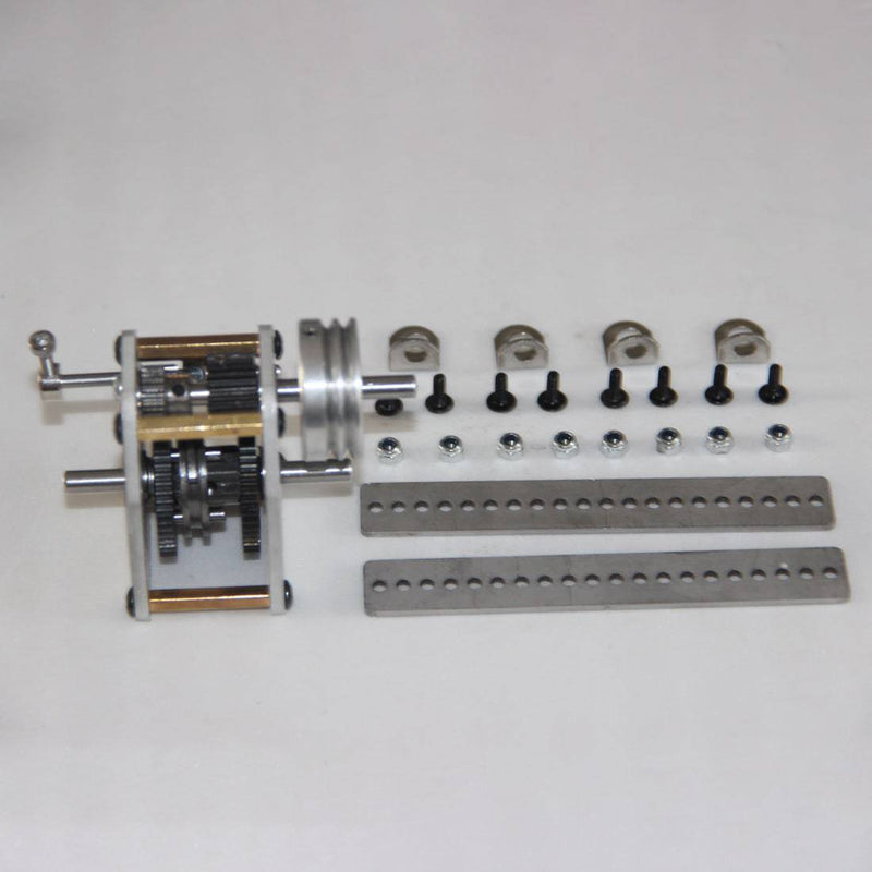 1:10 Model Car Engine Gearbox with Pulley Rack and Screw Glue for Toyan FS-S100 FS-S100G FS-S100(W) FS-S100G(W) - stirlingkit