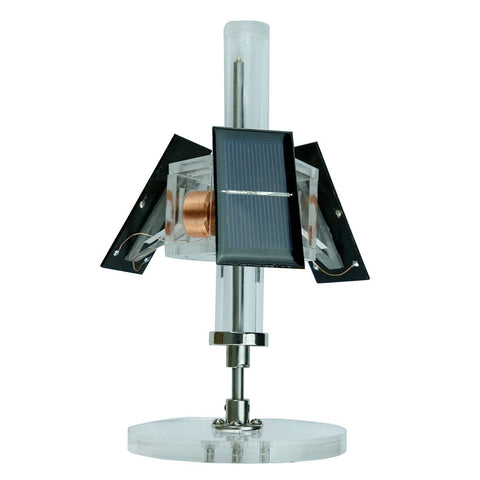 Moteur Solaire à Lévitation Magnétique STARK-2 – Éducatif, Rotation Douce, Démonstration Physique, énergie Solaire