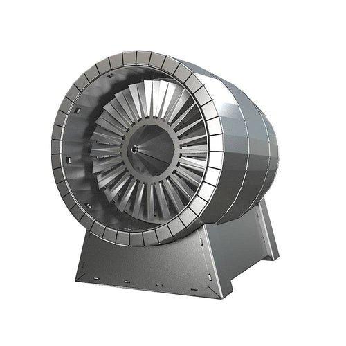 57pcs 3D Mechanical Rotating Turbine Jet Engine Model Kit -Air Force - stirlingkit