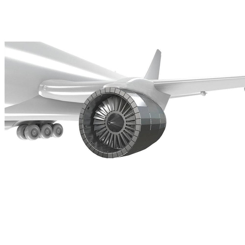 57pcs 3D Mechanical Rotating Turbine Jet Engine Model Kit -Air Force - stirlingkit