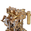 Two Cylinder Reciprocating Steam Engine Model Mini Brass Double Cylinder Reciprocating Engine Model - stirlingkit