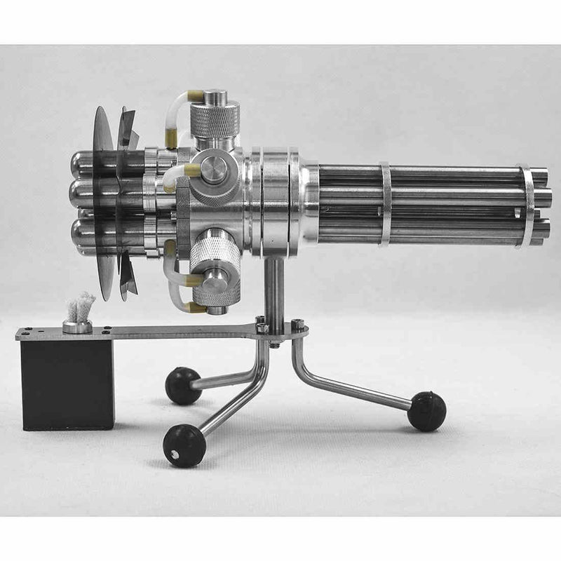 STEM Gatling 6 Cylinder Stirling Engine Model External Combustion Engine - stirlingkit
