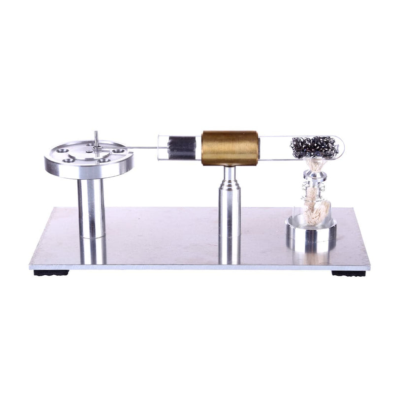 Thermo Acoustic Stirling Engine Mini Horizontal External Combustion Engine Model - stirlingkit