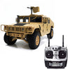 HG P408 1/10 2.4G 4WD 16CH 30km/h RC Model Car Light Sound Function U.S.4X4 Truck without Battery Charger - stirlingkit