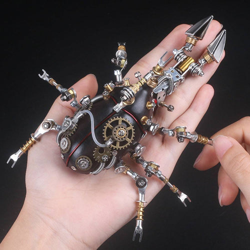 324Pcs Metal Insect Puzzle Model Kit 3D DIY Mechanical Assembly Jigsaw Crafts - Unicorn - stirlingkit