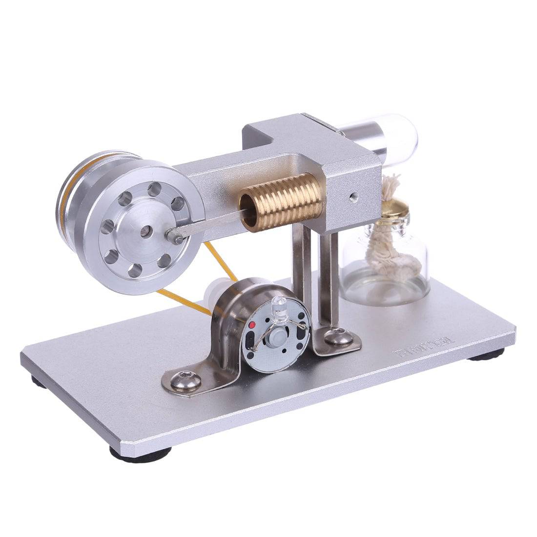 STEM Hot Air Stirling Engine Model Generator STEAM DIY Physics Science Experiment Kit - stirlingkit