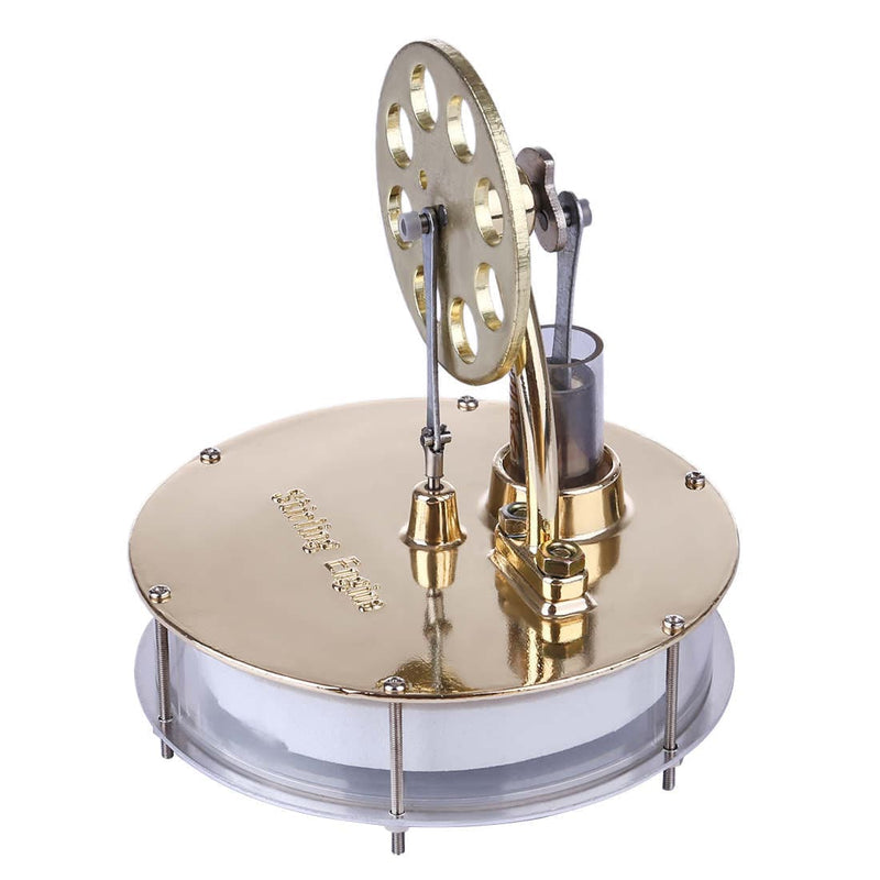 Low Temperature Stirling Engine Kit Golden Stirling Engine Model - stirlingkit