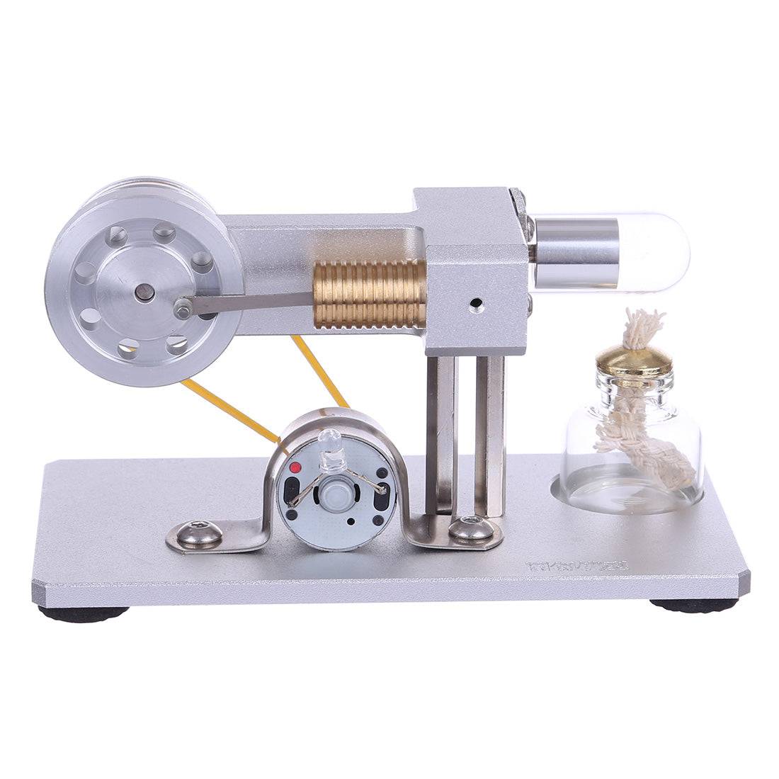 STEM Hot Air Stirling Engine Model Generator STEAM DIY Physics Science Experiment Kit - stirlingkit