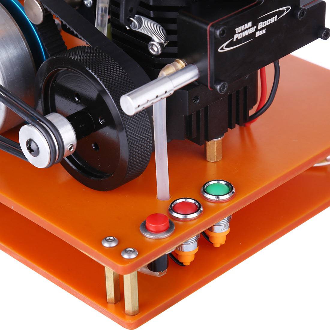 TOYAN 4 stroke Methanol Engine DIY 12V Electric Generator Science Education Laboratory Engine - stirlingkit