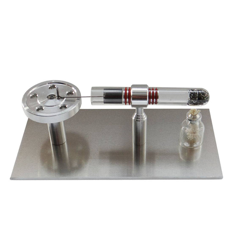 Hot Air Thermoacoustic Heat Stirling Engine Model Single Cylinder Generator Toy - stirlingkit