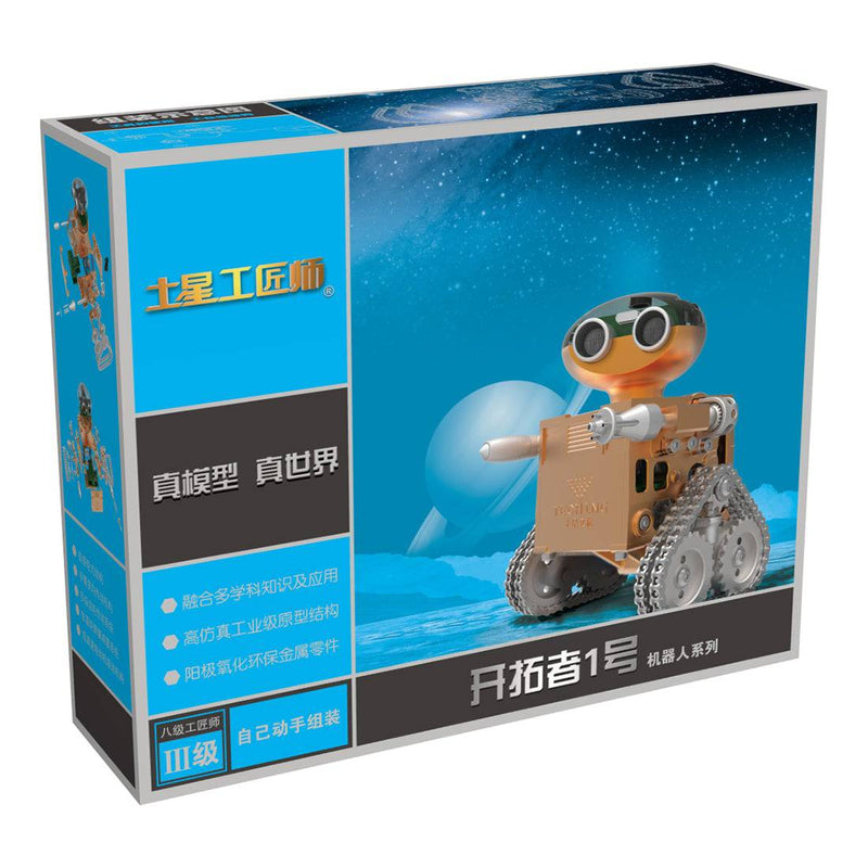 TECHING DIY Traiblazers 1 Self-assembled APP Control Smart Delicate Robot for Android System - stirlingkit