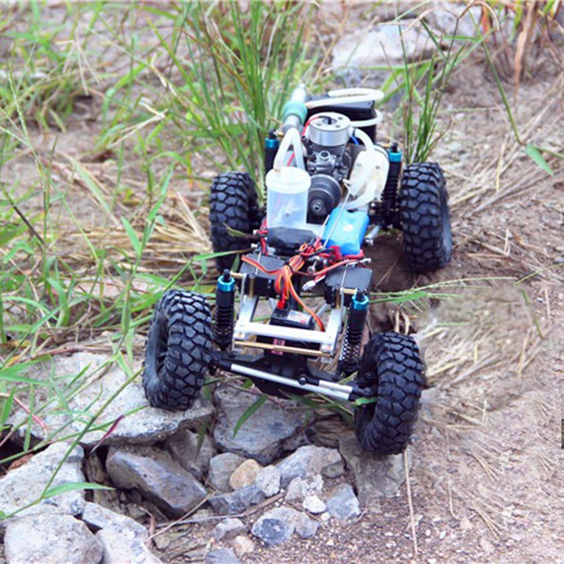Level 15 Methanol Engine DIY 4WD Electric Generator with Reverse Function 2.4G RC Off-road Climbing Car Model（Has been installed） - stirlingkit