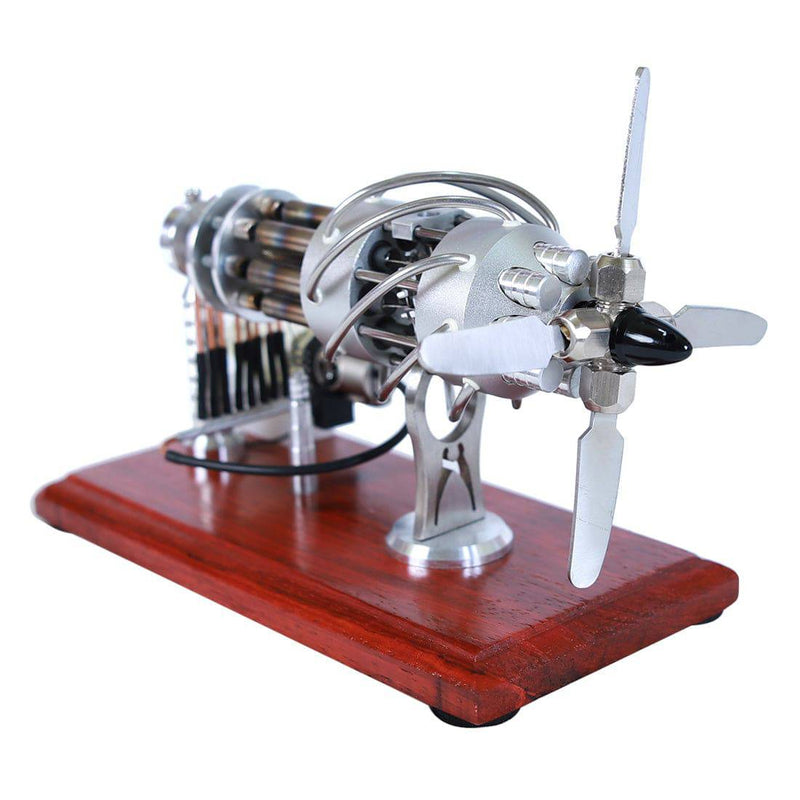 16 Cylinder Stirling Engine Model Creative Motor Engine Generator Toy Engine - stirlingkit