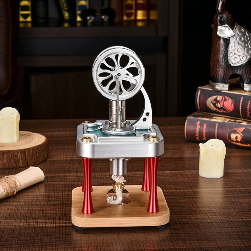 Water Cooled High Temperature Stirling Engine Model Metal Science Experiment Engine Toy - stirlingkit