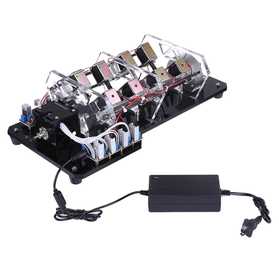 8 Coils High Power Electromagnet Engine Model Physical Experiment Motor - stirlingkit