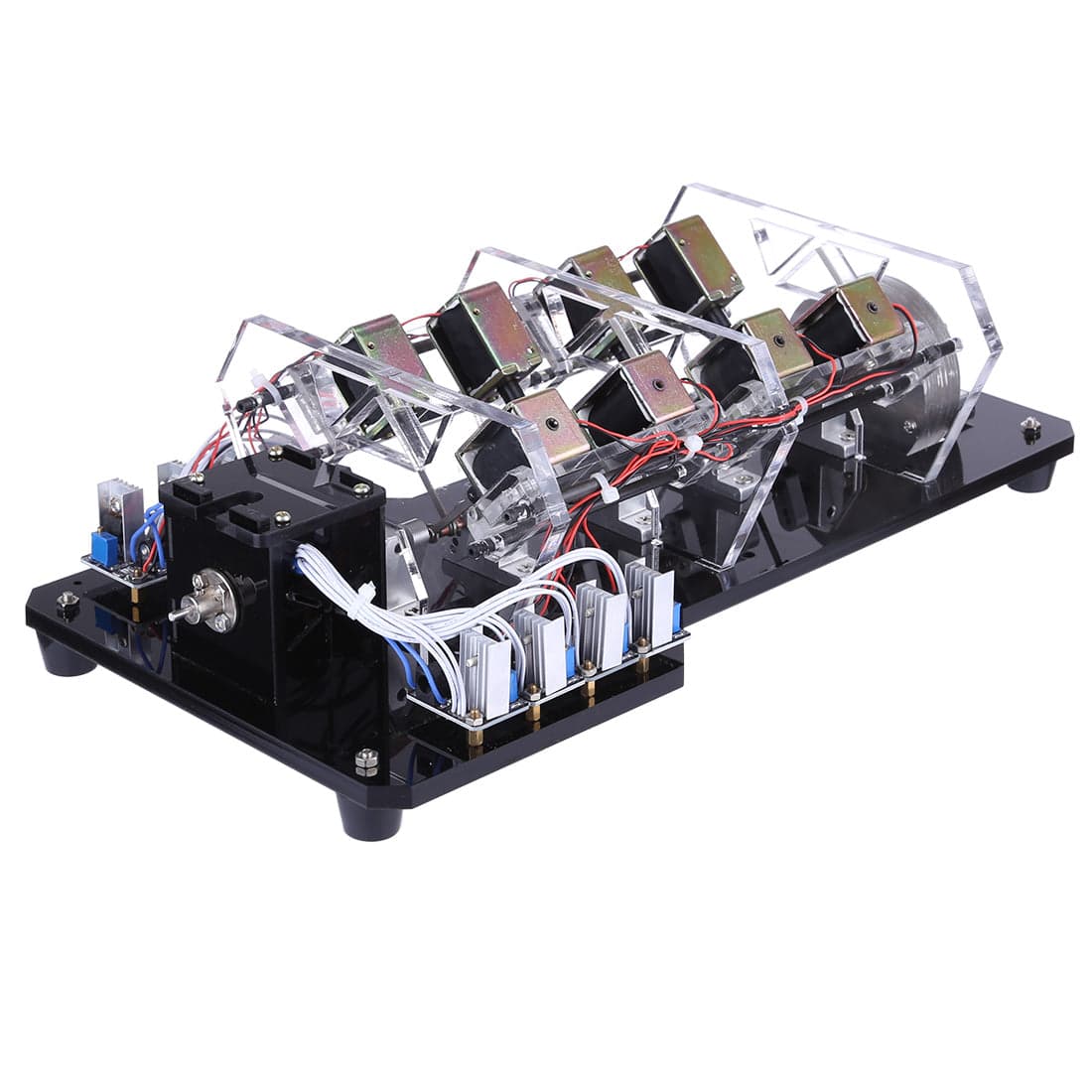 8 Coils High Power Electromagnet Engine Model Physical Experiment Motor - stirlingkit