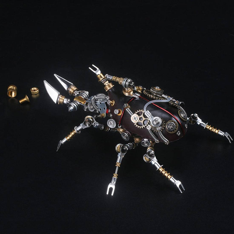 324Pcs Metal Insect Puzzle Model Kit 3D DIY Mechanical Assembly Jigsaw Crafts - Unicorn - stirlingkit