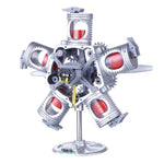 Assembly Radial Engine Model 5 Cylinder Star Engine Toy Collection Decoration - stirlingkit