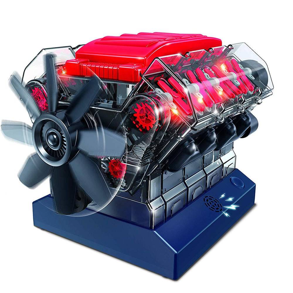 V8 Combustion Engine Model Building Kit STEM Toy Science Experiment ...