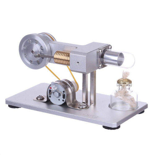 STEM Hot Air Stirling Engine Model Generator STEAM DIY Physics Science Experiment Kit - stirlingkit