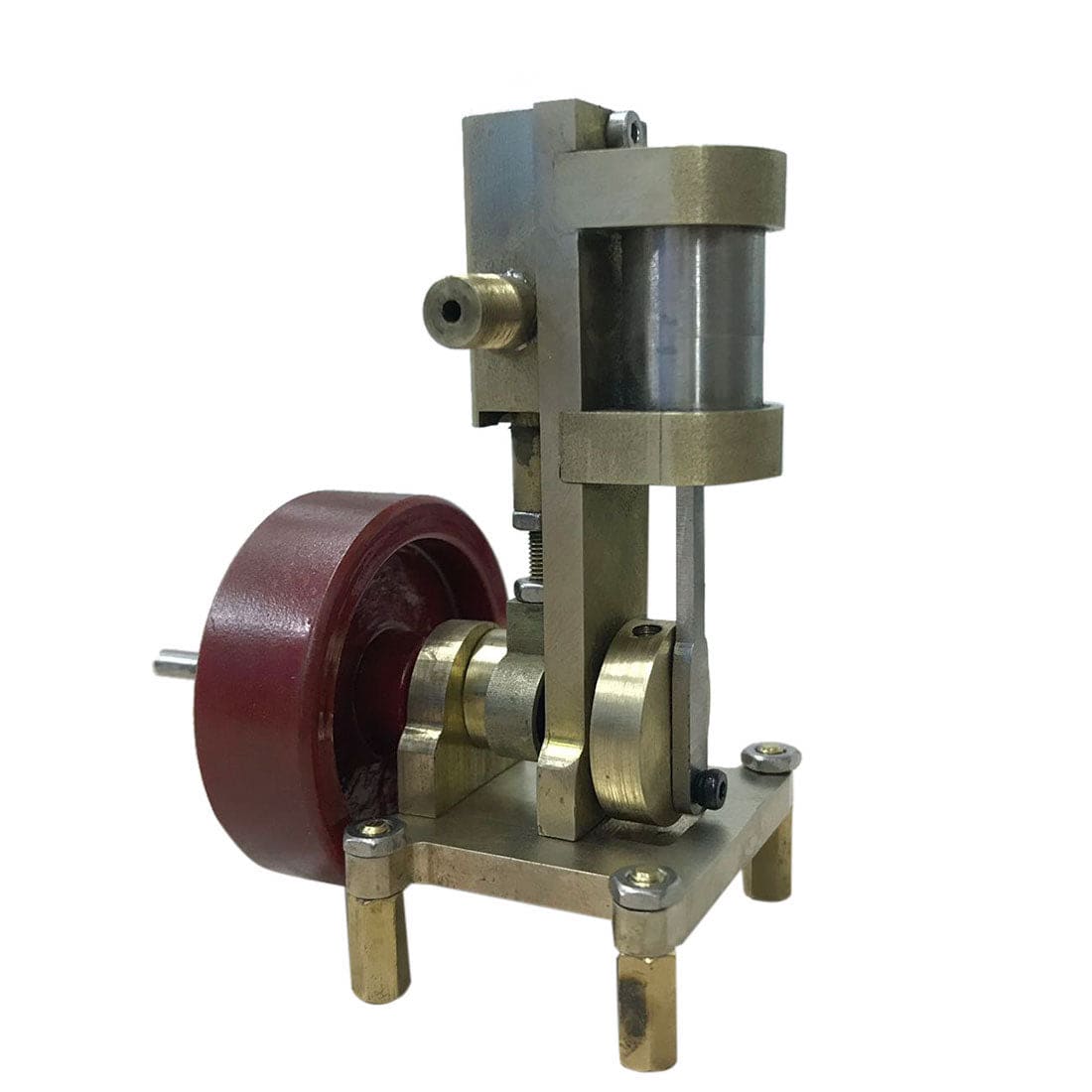 Mini Vertical-type Steam Engine Model Without Boiler - stirlingkit