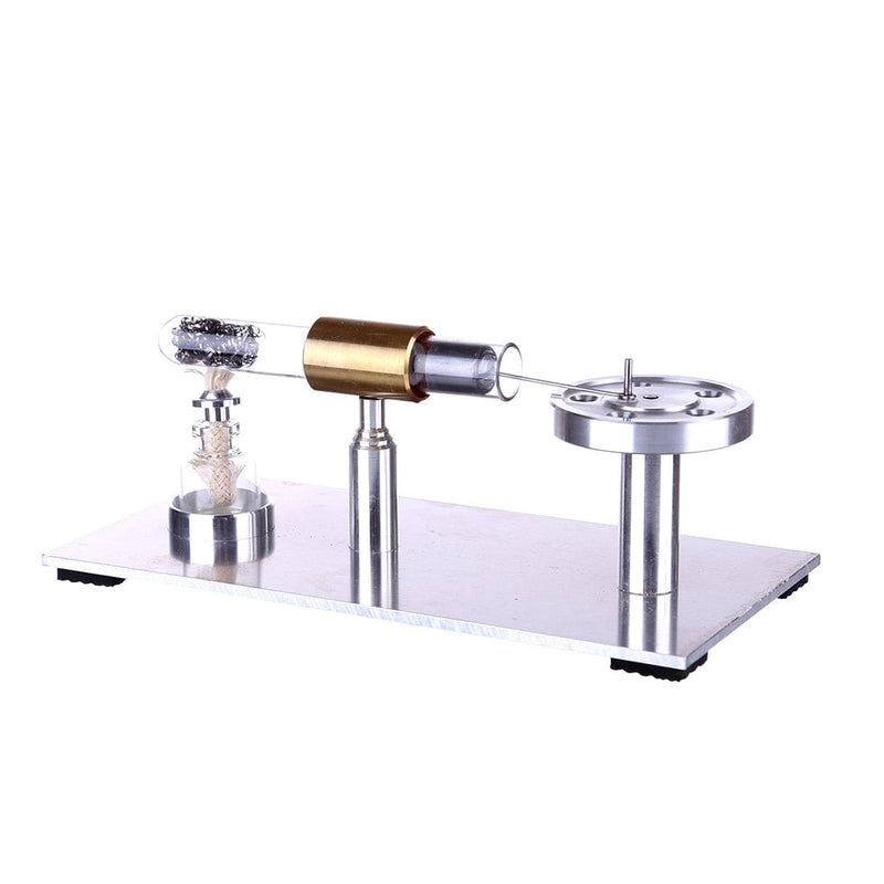 Thermo Acoustic Stirling Engine Mini Horizontal External Combustion Engine Model - stirlingkit