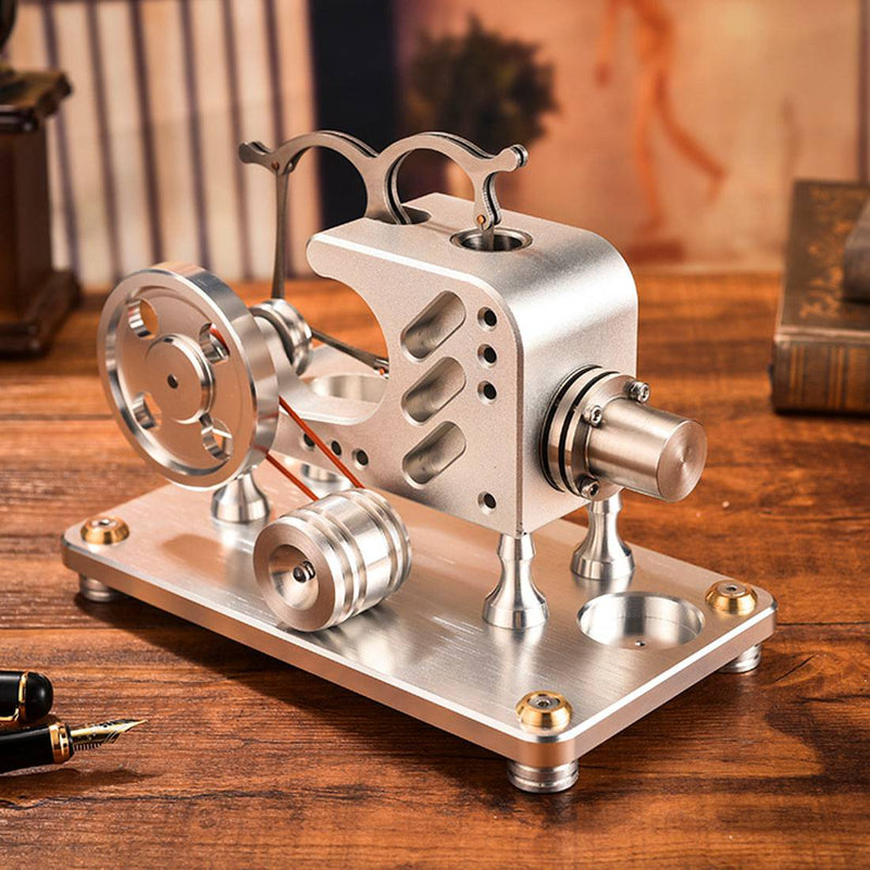 Metal Balance Stirling Engine Model Generator Micro External Combustion Engine Model - stirlingkit