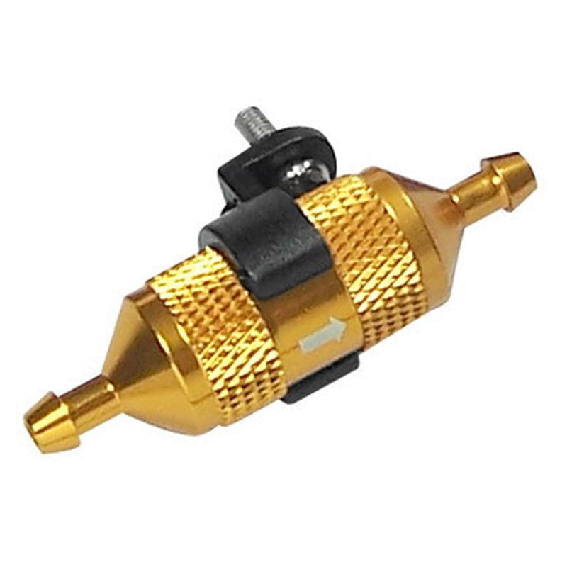 Aluminium Alloy Fuel Filter Compatible with Toyan Engine for 1:8 1:10 Gas Powered Model Car - Random Color - stirlingkit