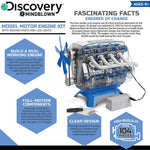 DIY Model Engine Kit Toy Mechanic Four Cycle Internal Combustion Assembly Construction - stirlingkit