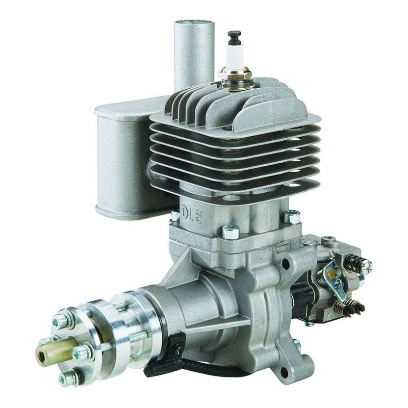 Dle Engines DLE-30 30cc Electronically Ignited Rear Carbureted Gasoline RC Aircraft Engine with Muffler for Gas Model Planes - stirlingkit