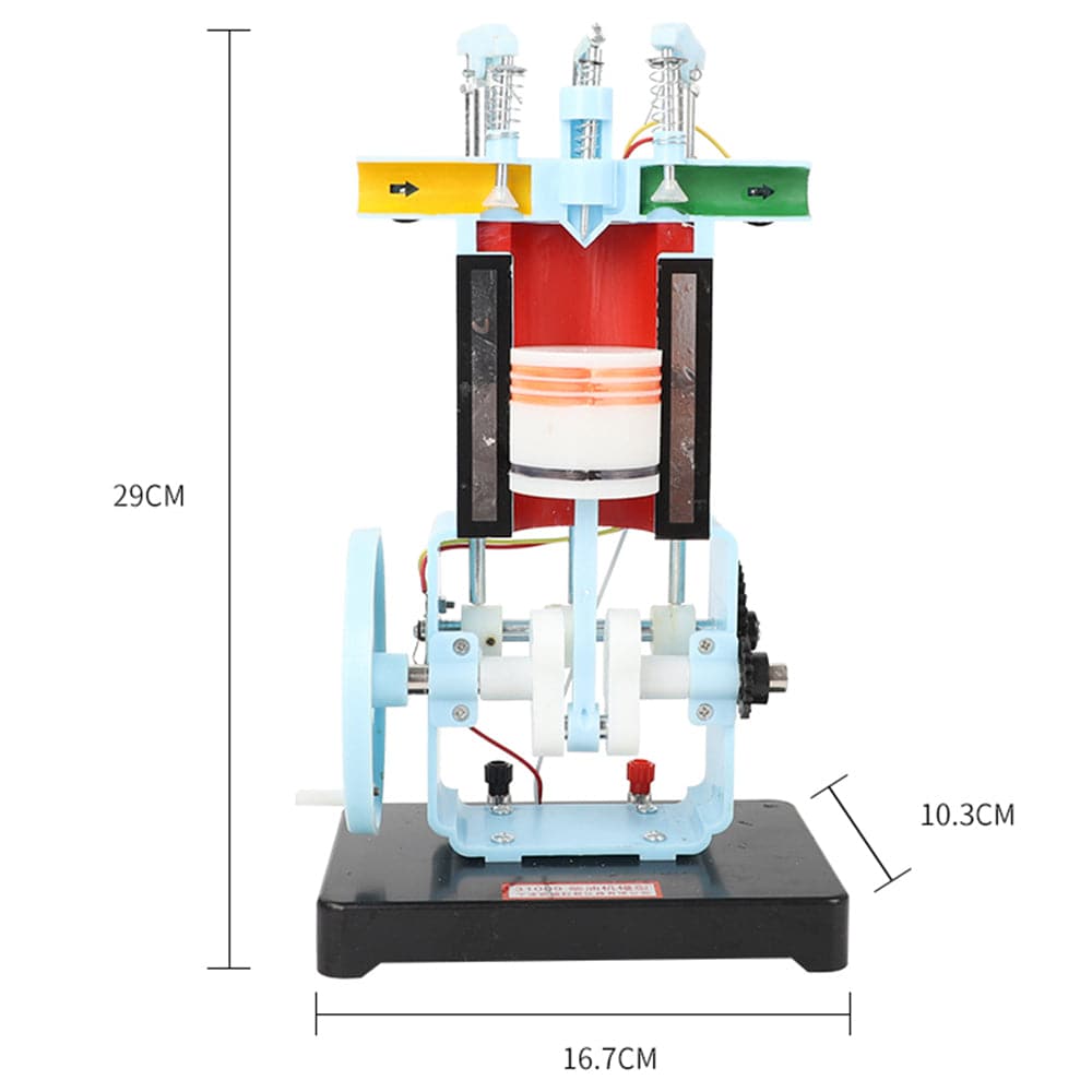 Diesel Engine Model Working Principle Physics Experiment Internal ...