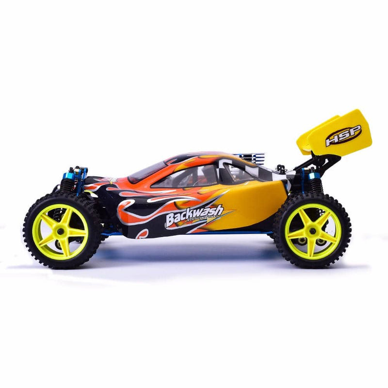 HSP Baja 94166 1/10 2.4G 4WD 400mm Rc Car Backwash Buggy Off-road Truck With 18cxp Engine RTR Toy - stirlingkit
