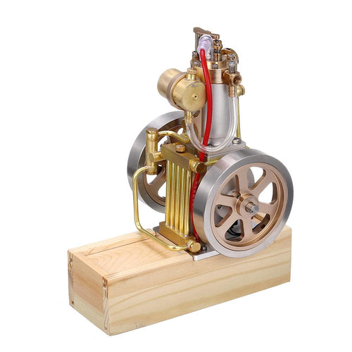 Vertical Hit & Miss Gas Engine Stirling Engine Model Upgraded Version Water Cooling Cycle Engine Collection - stirlingkit
