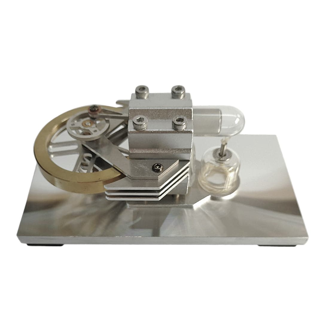 Hot Air Stirling Engine Motor Model Educational Toy Horizontal Stirling Engine Model - stirlingkit