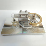 Hot Air Stirling Engine Motor Model Educational Toy Horizontal Stirling Engine Model - stirlingkit