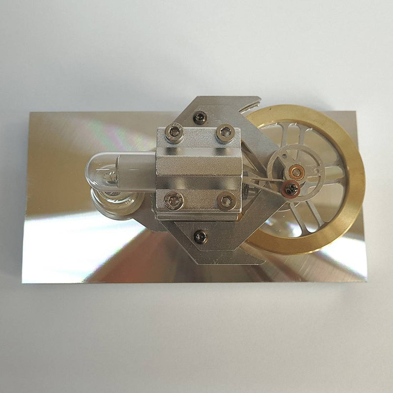 Hot Air Stirling Engine Motor Model Educational Toy Horizontal Stirling Engine Model - stirlingkit