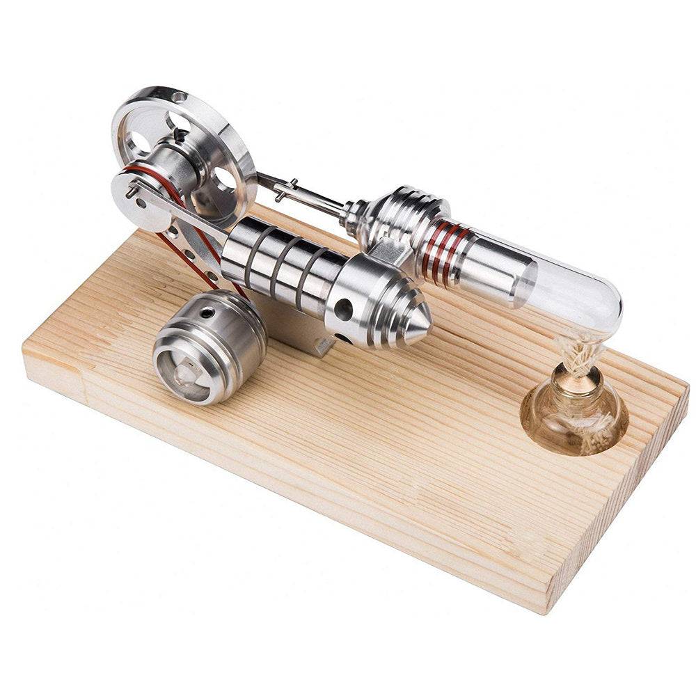 Hot Air Stirling Engine Colourful LED Education Toy Electricity Power Generator Kits - stirlingkit