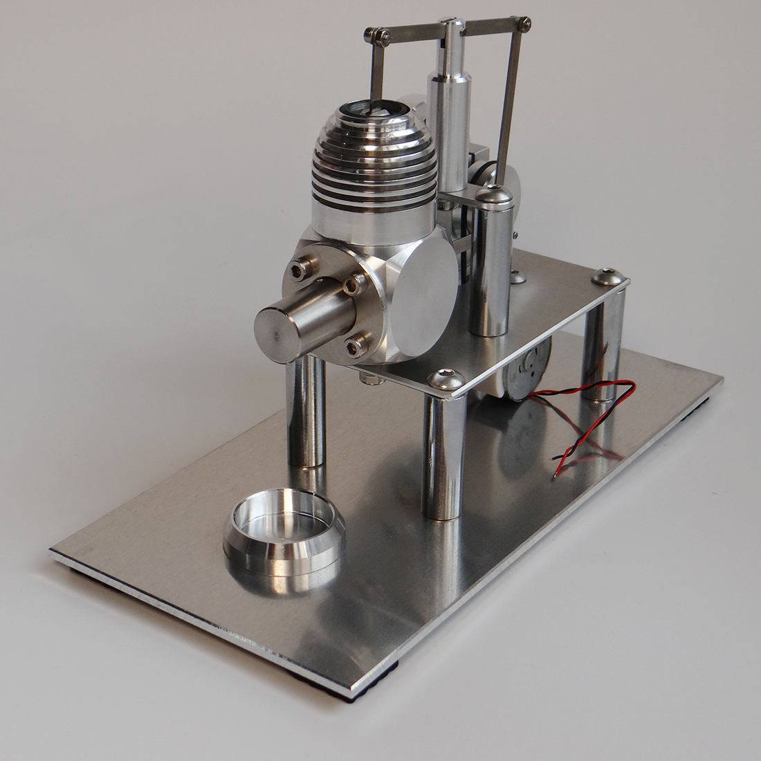 Hot Air Stirling Engine Metal Balance Stirling Engine Model Micro Generator Model - stirlingkit