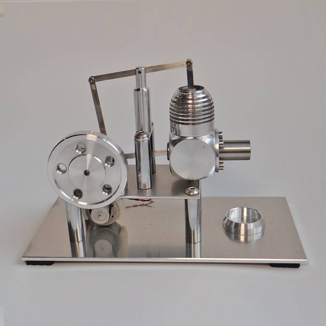Hot Air Stirling Engine Metal Balance Stirling Engine Model Micro Generator Model - stirlingkit
