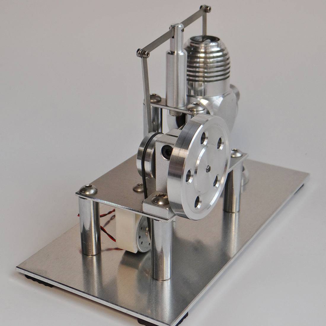 Hot Air Stirling Engine Metal Balance Stirling Engine Model Micro Generator Model - stirlingkit