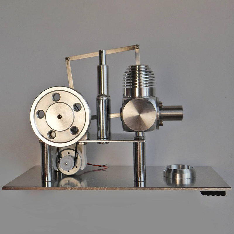 Hot Air Stirling Engine Metal Balance Stirling Engine Model Micro Generator Model - stirlingkit