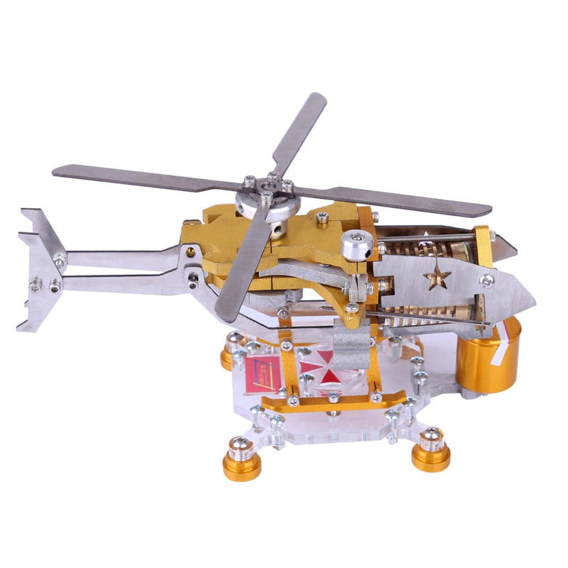 Stirling Engine Kit Vacuum Generator Model Helicopter Design Stirling Engine Motor Kit Science Metal Toy - stirlingkit