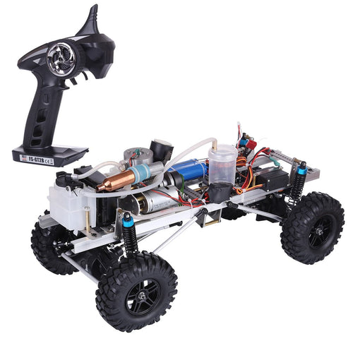 Level 15 Methanol Engine DIY 4WD Electric Generator with Reverse Function 2.4G RC Off-road Climbing Car Model（Has been installed） - stirlingkit