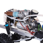 Level 15 Methanol Engine DIY 4WD Electric Generator with Reverse Function 2.4G RC Off-road Climbing Car Model（Has been installed） - stirlingkit