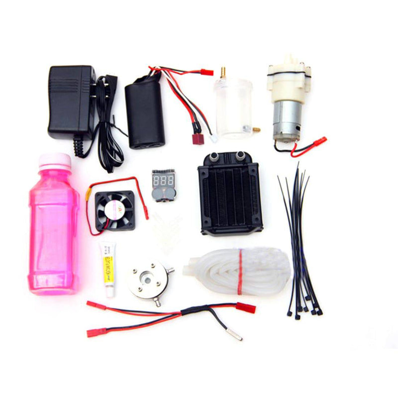 Level 18 Methanol Engine Gas Powered Model Car Water-cooled Cooling Accessories Kit (Only Water Cooling Accessories, No engine) - stirlingkit