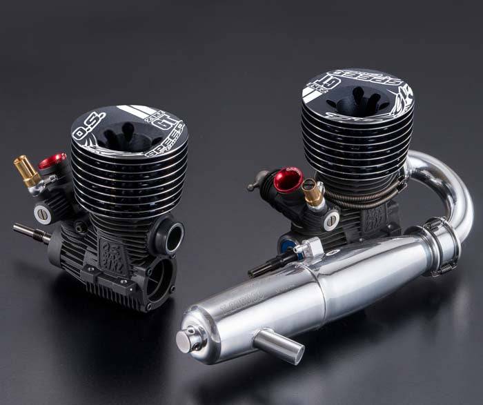 OS Speed 21XZ-GT Level 21 3.49cc GT Racing Engine Exhaust Pipe Set for 1/8 Car - stirlingkit