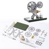 Retro Nostalgic Projection Stirling Engine External Combustion Engine DIY Steam Toy with Metal Base - Assembly Version - stirlingkit