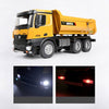 Huina 1/14 2.4G 10CH RC Alloy  Engineering DumpTruck Transportation Vehicle Model with Lighting Sound Effect - stirlingkit